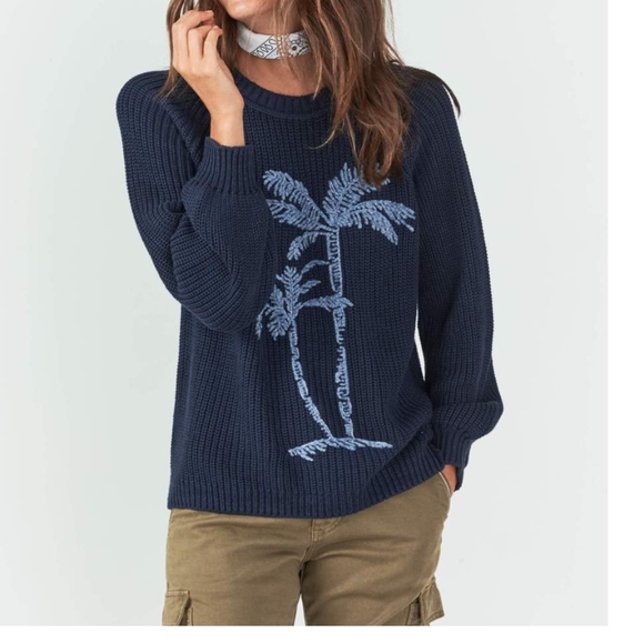 palm tree sweater
